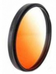 Градиентный оранжевый фильтр 77 мм