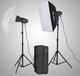 Комплект освещения Visico VL PLUS 150 Softbox Umbrella kit с сумкой