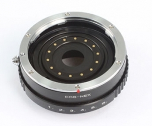 Адаптер Canon EF - Sony E NEX с кольцом диафрагмы